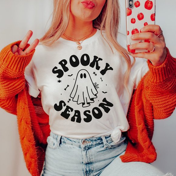 Tops - Spooky Season Tee Halloween Graphic T-shirt